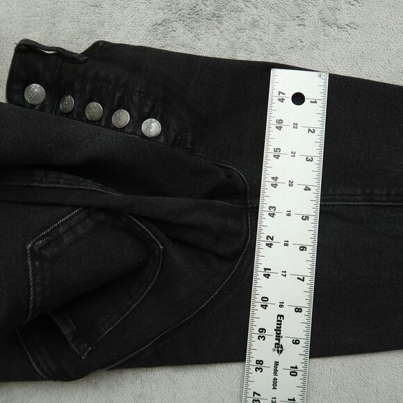 Royalty Jeans Women's Size 4 Faded Black High-Rise Straight Denim 26" Inseam - Picture 6 of 16